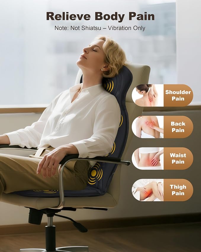 Beleduc Back Massager Chair Pad, Gift for Women Men - Image 4