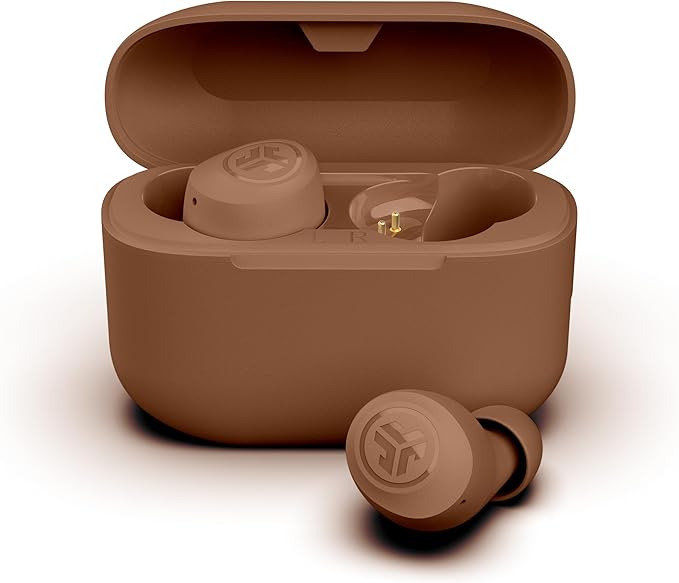 JLab, Go Air Pop+ Tones, True Wireless Earbuds, Bluetooth, Dual Connect, EQ3 Sound, 1615 C | Wireless Earphones, IP55 True Wireless Earbuds with Microphone, Application, Dual Connect, Charging Case by JLab