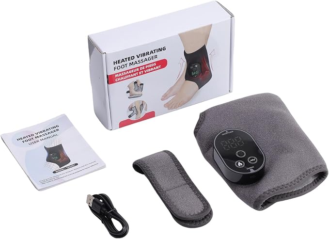 Neuropathy Foot Massager for Pain Relief, Ankle Heating Pad with Massage - Image 8