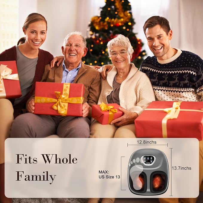 CuPiLo FSA Eligible Foot Massager with Heat for Tired Feet & Neuropathy - Image 6