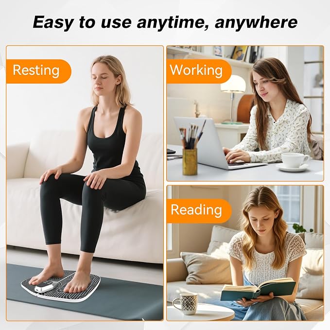 EMS Foot Stimulator (HK701A),Transcutaneous Electrical Nerve Stimulator for Pain Relief,EMS Foot Massager for Stimulate Healthy Muscles,Improve and facilitate Muscle Performance, Portable - Image 3
