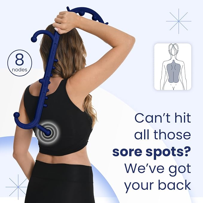 Ranarose Deep Tissue Back & Neck Massager for Body Muscle Pain Relief - Image 3