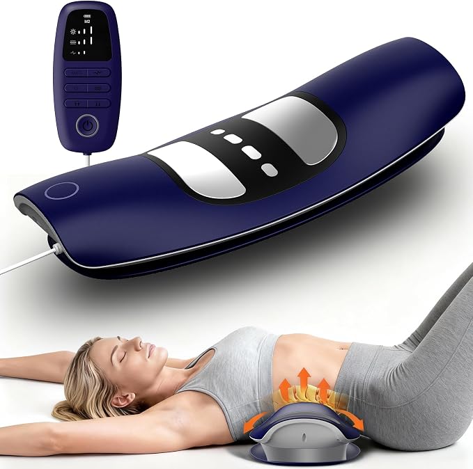 Lower Back Massager with Traction,Heat,Electrotherapy and Vibration by Unknown