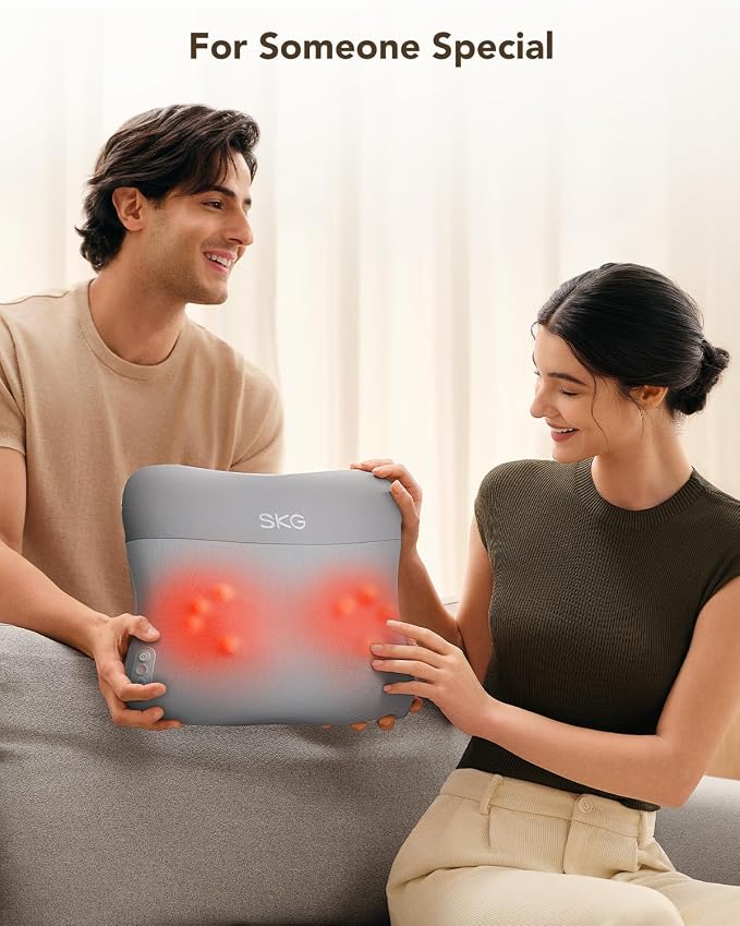SKG VS500 Cordless Back Massager for Stress Relief Deep Tissue - Image 9