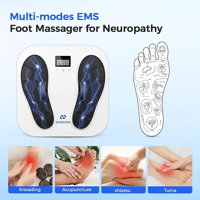 EaseZen EMS Foot Massager for Neuropathy, Plantar Fasciitis and Pain Relief - Image 4