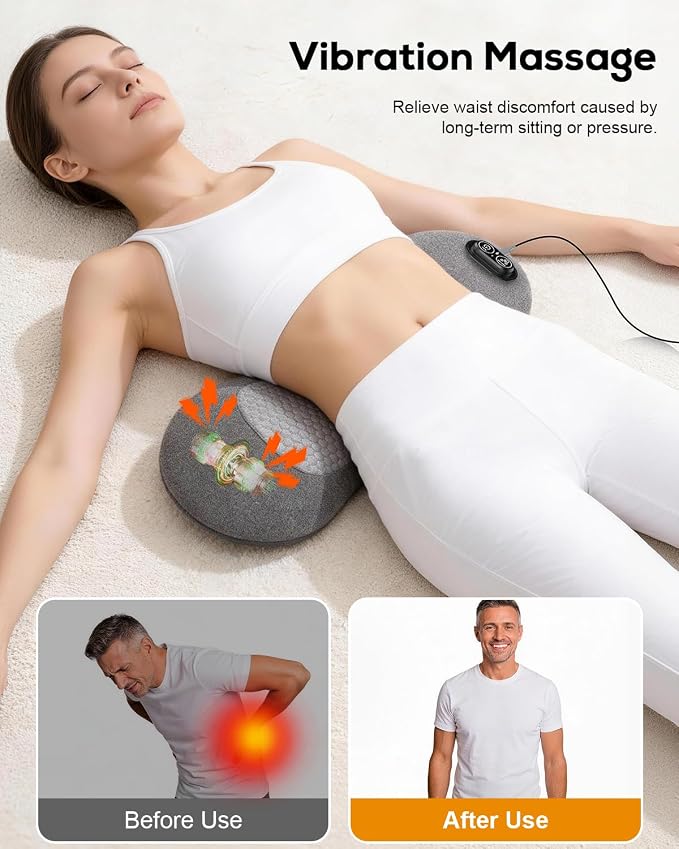 2026 Upgraded Triple Fusion Back Massager with Heat, Vibration & Stretch - Image 5
