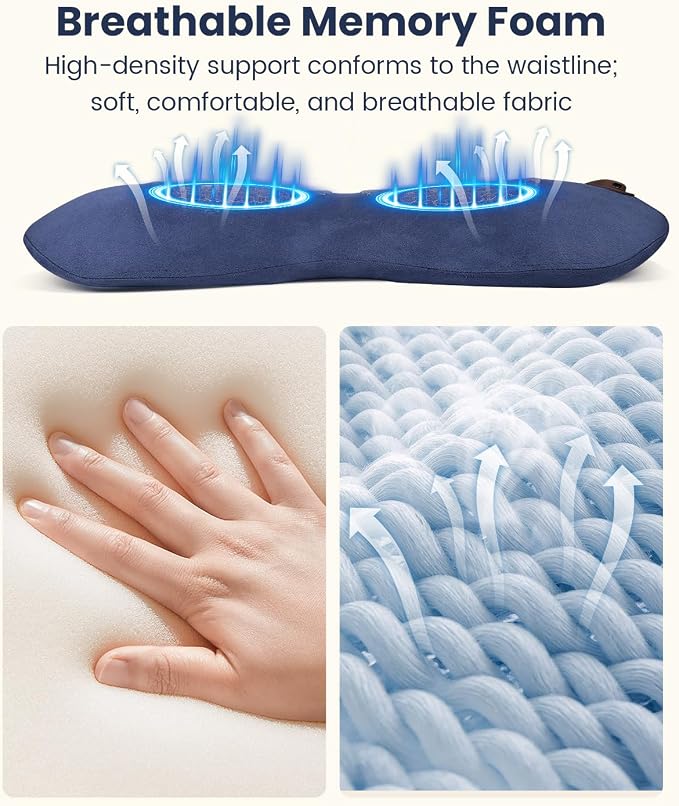 3-in-1 Wireless Lower Back Massager with Heat, Air Compression & Vibration - Image 3