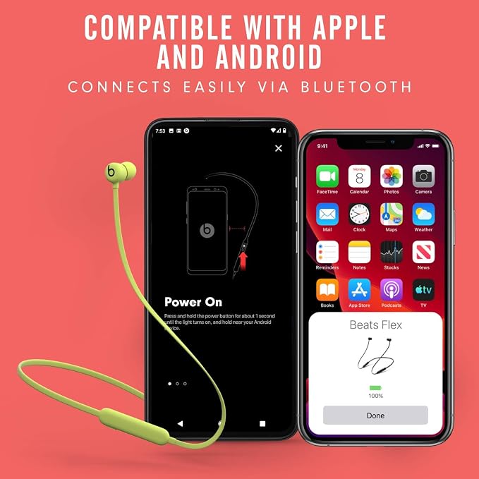 Beats Flex with Apple 20W USB-C Power Adapter - Black - Image 3