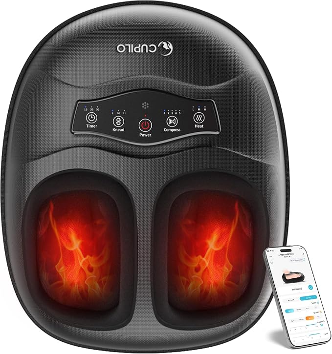 CuPiLo Smart Foot Massager with APP, FSA Eligible HSA - 2026 New Version by CUPILO