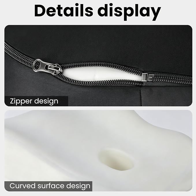Back Support Pillow with Contoured Design - Image 5
