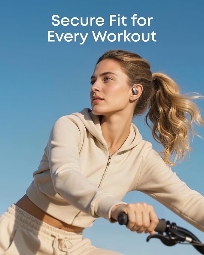 Soundcore AeroFit 2 by Anker Open Ear Earbuds, Open Ear Headphones, Earbuds | Real-Time Translation, 4 Adjustable Positions, 42H Playtime, Rich Bass, Hi-Res, IP55, AI Clear Calls, Wireless Charging - Image 6