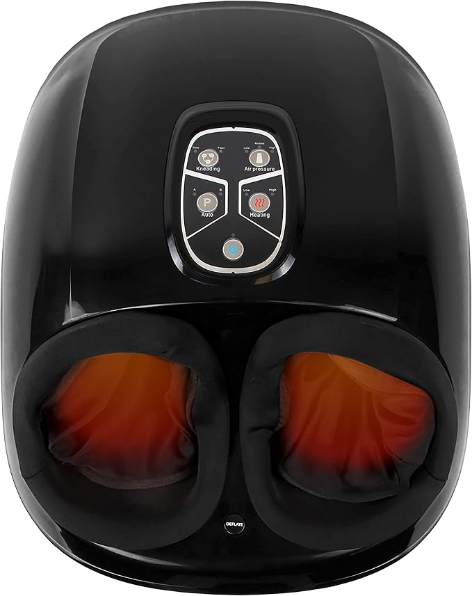 Daiwa Felicity Reflexology Foot Massager – Shiatsu Foot Massager with Heat, Kneading Rollers & Air Compression, 6 Intensity Levels, 2 Heat Settings, Automatic Programs, Deep Tissue Foot Massage by DaiwaFelicity