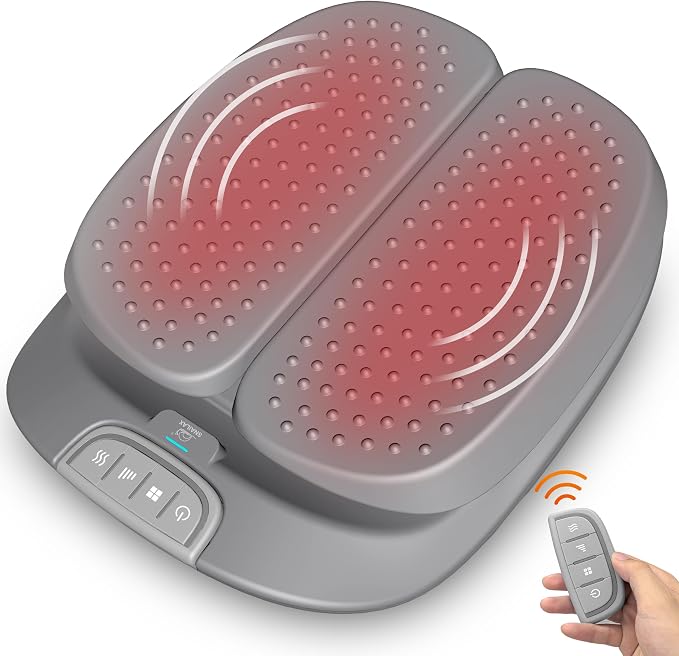 Vibration Foot Massager with Heat for Women Men, Home & Office by Snailax