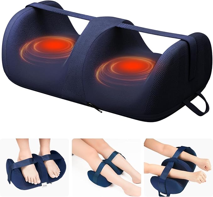 TISSCARE Foot Massager with Heat, Shiatsu Foot Massager for Plantar Fasciitis, Foot and Calf Massager with Massage Roller, Deep Kneading, Pain Relief, Gift for Women and Man by TISSCARE