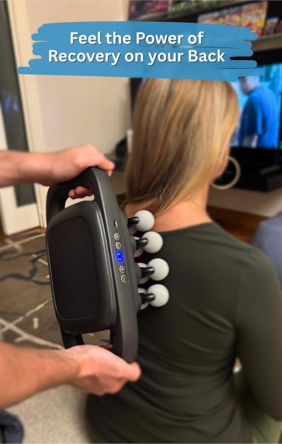 LEVILO 16 Head Massage Gun Deep Tissue for Back – Deep Tissue Massager - Image 2