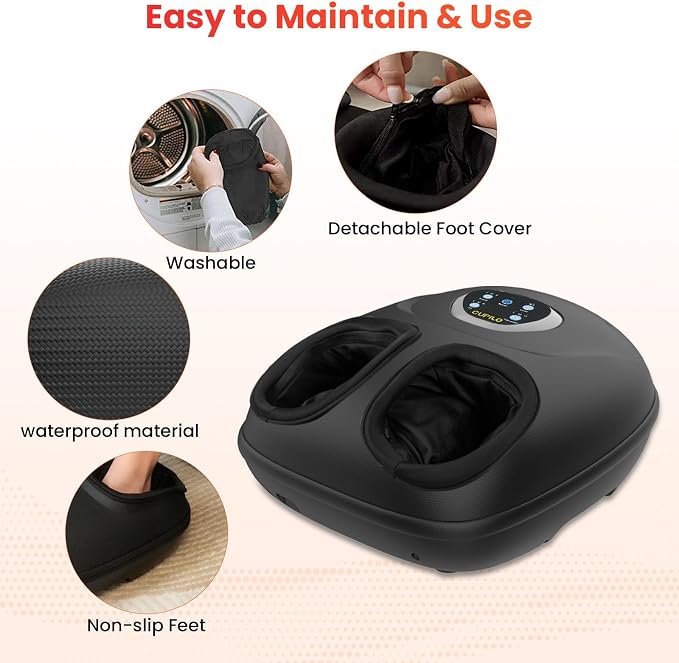 CuPiLo FSA Eligible Foot Massager with Heat for Tired Feet & Neuropathy - Image 5