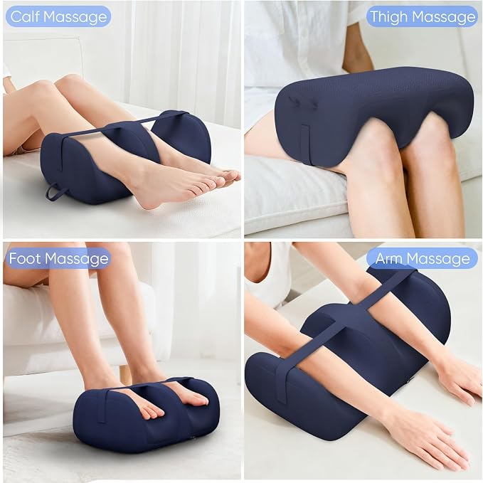 TISSCARE Foot Massager with Heat, Shiatsu Foot Massager for Plantar Fasciitis, Foot and Calf Massager with Massage Roller, Deep Kneading, Pain Relief, Gift for Women and Man - Image 8