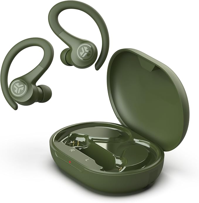 JLab, Go Sport+, True Wireless Workout Earbuds, Bluetooth Sport Earbuds, Clear Calling, Green - Image 6