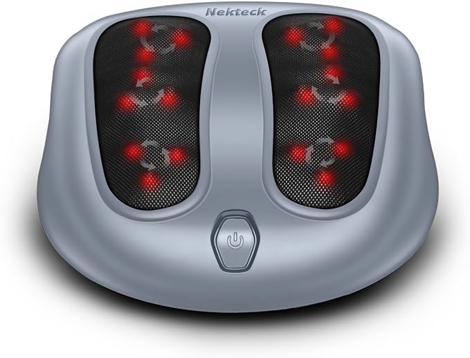 Nekteck Shiatsu Foot Massager with Heat for Plantar Fasciitis by Nekteck