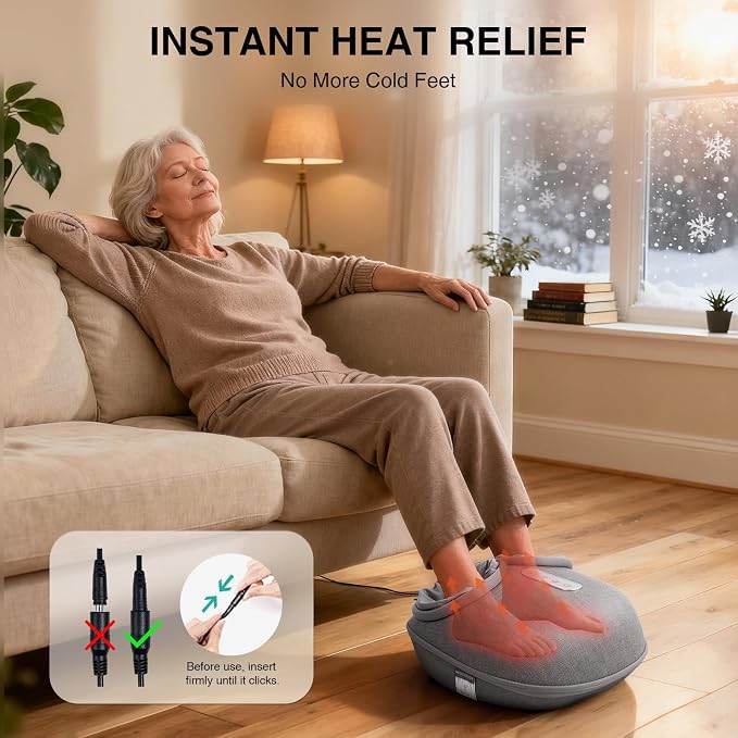 Medcursor Foot Massager with Heat, Shiatsu Deep Kneading [2026 Upgraded] - Image 5
