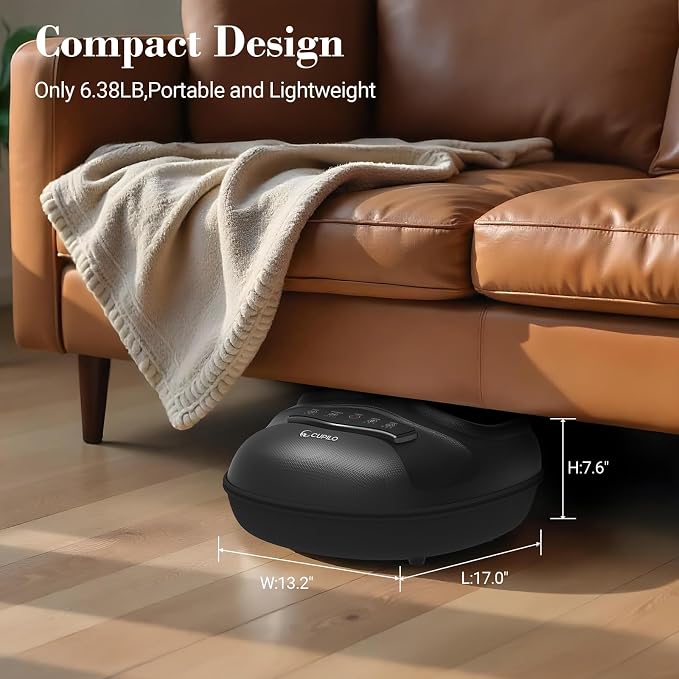 CuPiLo Shiatsu Foot Massager with Heat for Plantar Fasciitis and Neuropathy - Image 7
