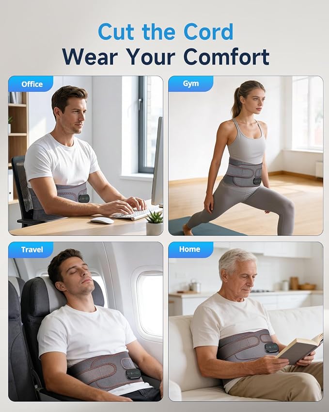 Cordless Heating Pad for Lower Back Pain Relief - Image 6