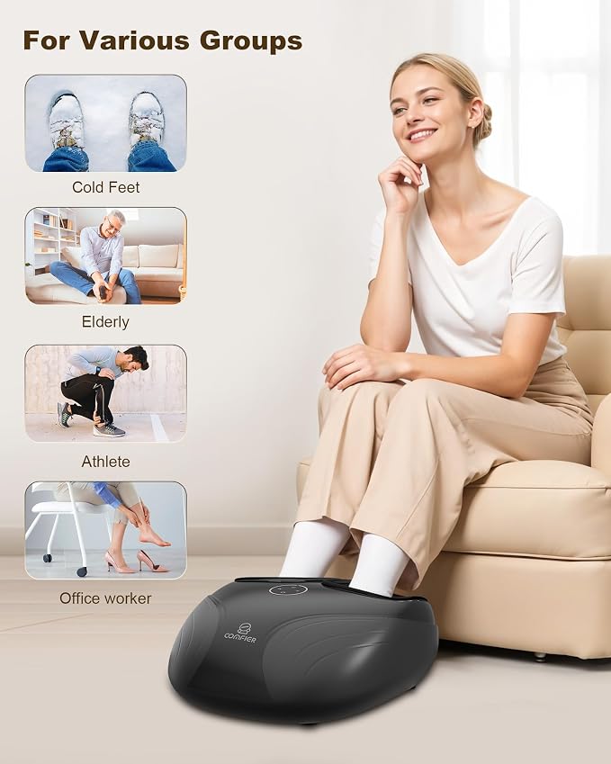 COMFIER Foot Massager with Heat - Image 5