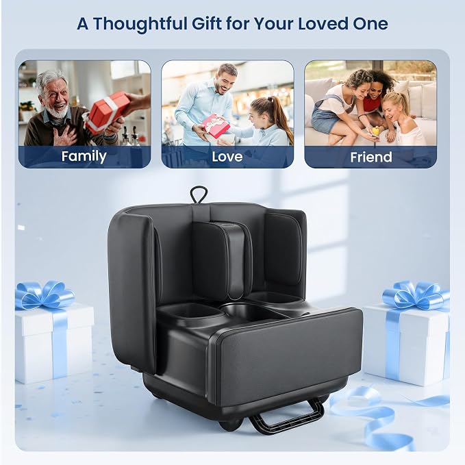 COMFIER Shiatsu Foot & Calf Massager with Heat,2 in 1 Ottoman,FSA Eligible - Image 8