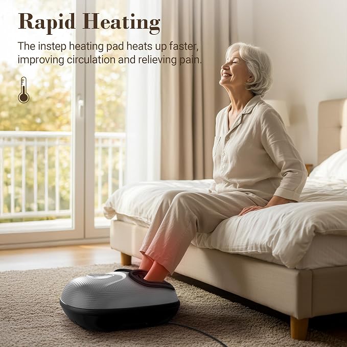 CuPiLo FSA Eligible Foot Massager with Heat for Tired Feet & Neuropathy - Image 3