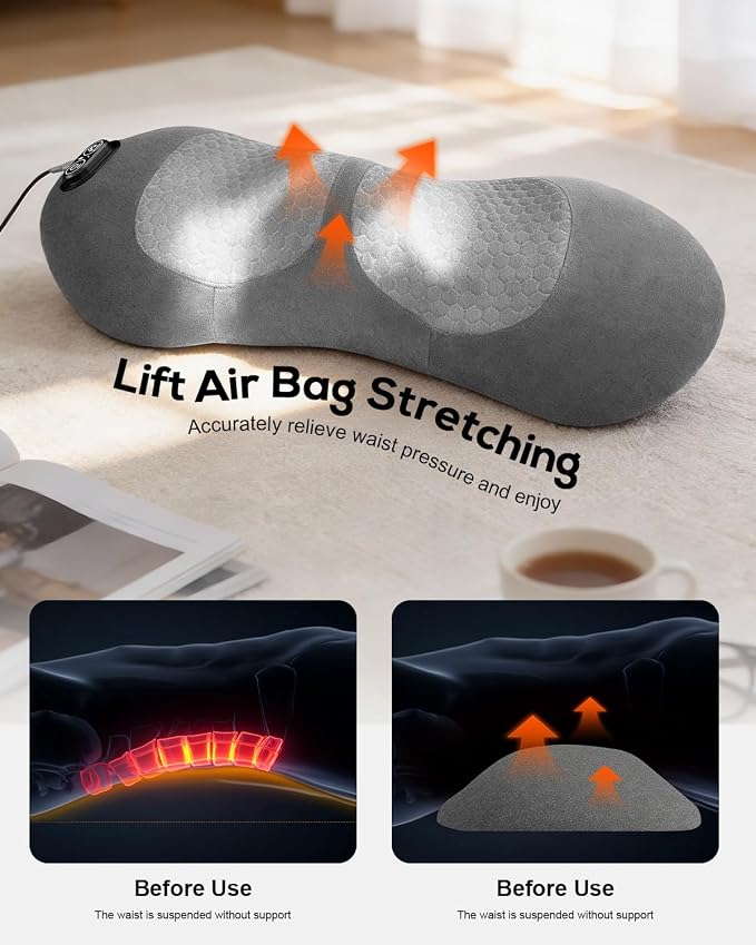 2026 Upgraded Triple Fusion Back Massager with Heat, Vibration & Stretch - Image 4