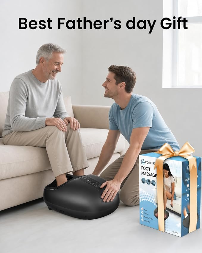 COMFIER Large Shiatsu Foot Massager with Heat, Size 15, FSA Eligible HSA - Image 9