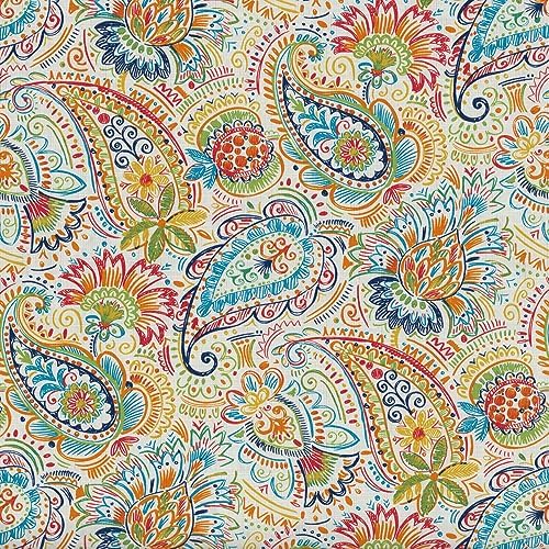 Pillow Perfect Paisley Indoor/Outdoor Accent Throw Pillow, Plush Fill, Weather, and Fade Resistant, Lumbar - 11.5" x 18.5" , Blue/Green Gilford, 2 Count - Image 3