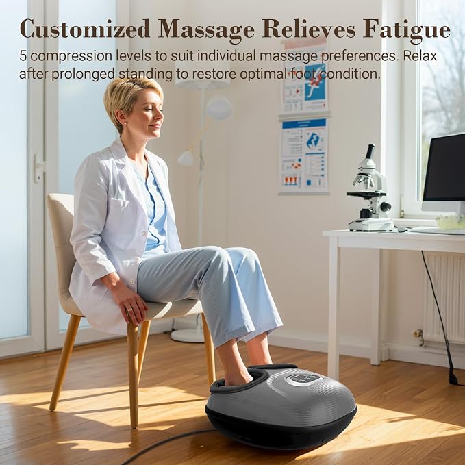 CuPiLo FSA Eligible Foot Massager with Heat for Tired Feet & Neuropathy - Image 4