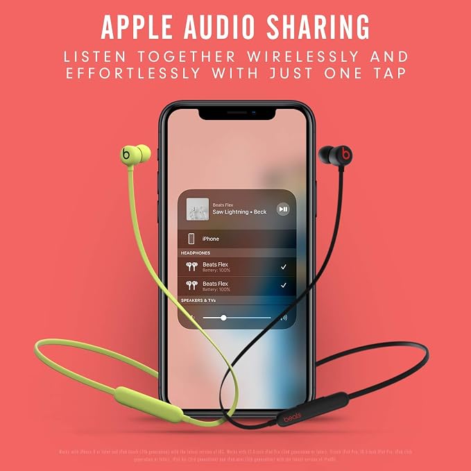 Beats Flex with Apple 20W USB-C Power Adapter - Black - Image 8