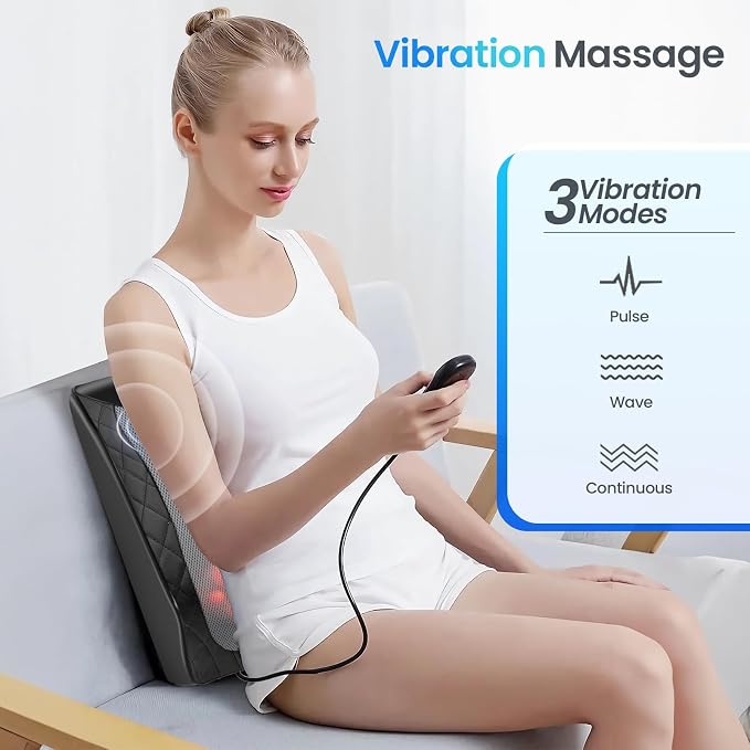 CuPiLo Back and Neck Massager with Heat &Vibration, FSA Eligible HSA Store - Image 4