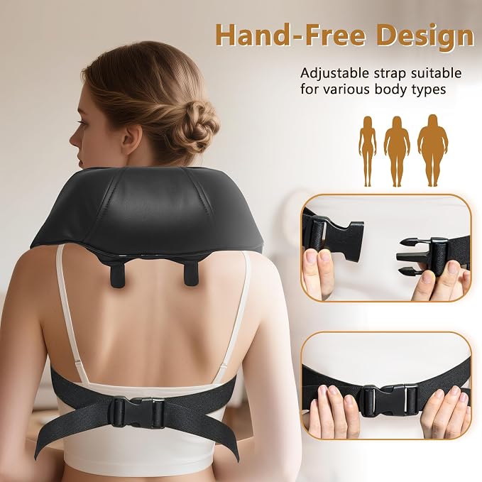 Joyset Cordless Neck and Shoulder Massager with Heat, 4D Shiatsu Kneading - Image 5