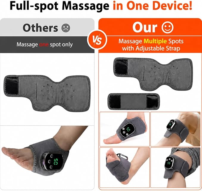 UOTT Foot and Ankle Renew Triple Method Massager with Heat and Vibration - Image 4