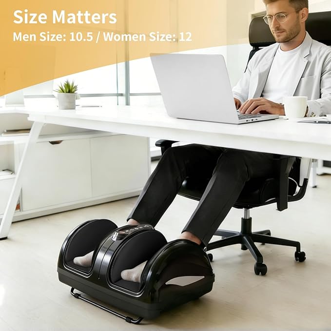 TISSCARE Foot Massager for Neuropathy: Shiatsu Feet Massager with Heat for Plantar Fasciitis, Pain Relief, Circulation, Deep Kneading Relaxation Massage for Women Men - Image 6