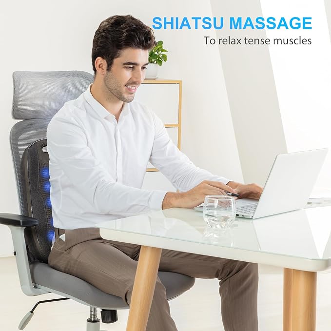 CooCoCo HSA Store Eligible Shiatsu Back Massager with Heat, for Office Home - Image 3