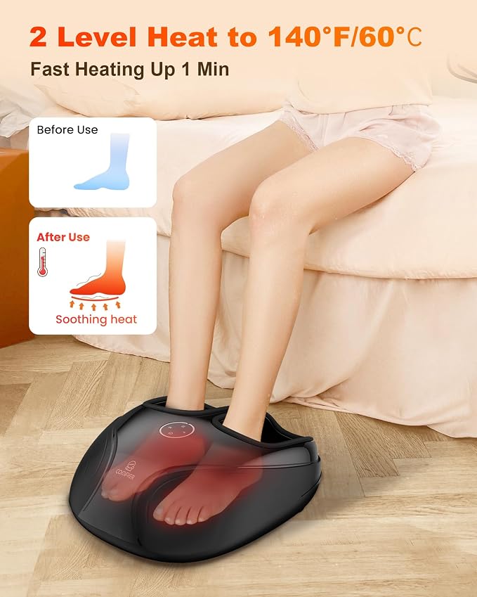 COMFIER Foot Massager with Heat - Image 4