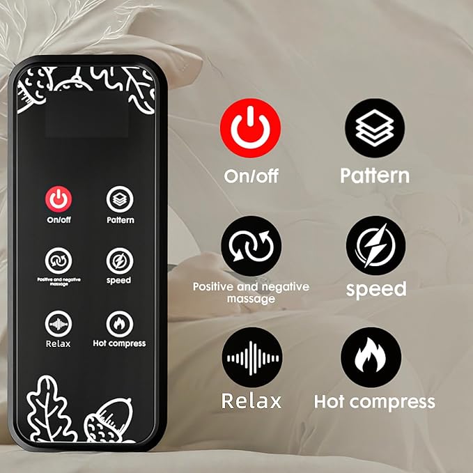 Back Massager with Heat, 4D Shiatsu Kneading Deep Tissue Electric Massager for Neck Shoulder Leg Back, Portable Rechargeable Cordless for Home Office Sofa Bed, for Men Women Mom Dad - Image 9