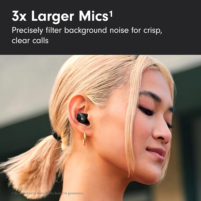 Beats Studio Buds + - Black / Gold with AppleCare+ (2 Years) - Image 8