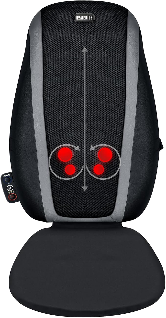 Homedics Shiatsu Massage Cushion with Soothing Heat by Homedics