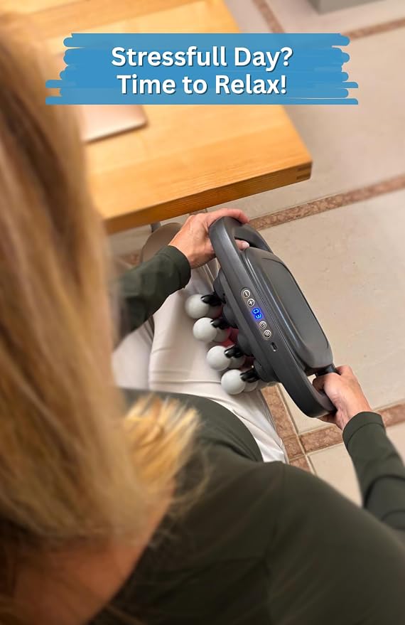 LEVILO 16 Head Massage Gun Deep Tissue for Back – Deep Tissue Massager - Image 3