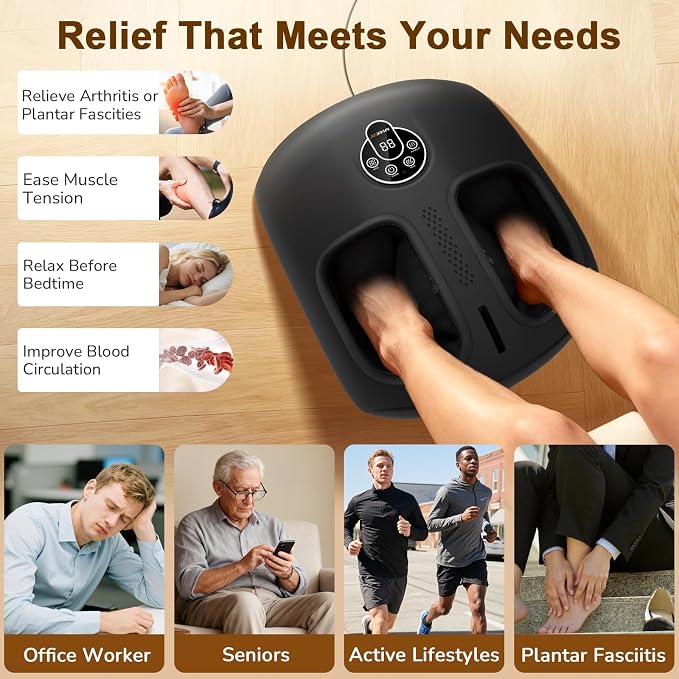 JZBRAIN Foot Massager for Plantar Fasciitis and Neuropathy, 2026 Upgraded - Image 8