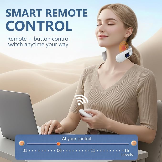 Neck Massager with Heat, Portable Heated Neck and Shoulder Massager - Image 5