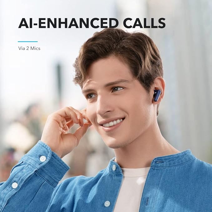 Soundcore by Anker P20i True Wireless Earbuds, with Big Bass, 30H Playtime | Bluetooth 5.3, Water-Resistant, 2 Mics for AI Clear Calls, 22 Preset EQs, Customization via App - Image 7