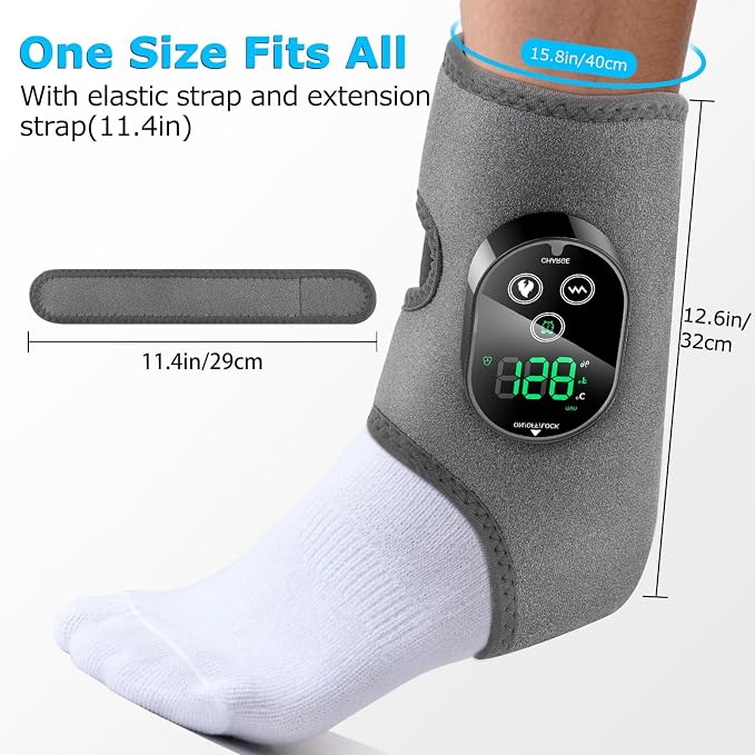 Neuropathy Foot Massager for Pain Relief, Ankle Heating Pad with Massage - Image 6