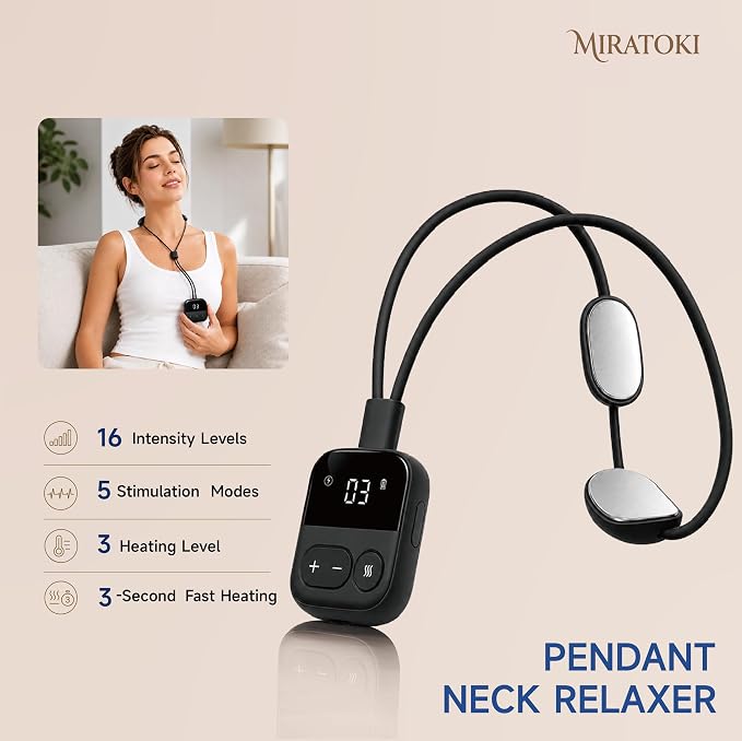 Neck Massager Relaxer for Men and Women, Pendant Neck Relaxer - Image 9