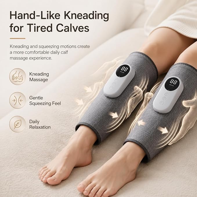 brenzo Leg Massager, Calf Massage Wraps for Everyday Comfort, Pair - Image 3